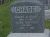 Headstone for Samuel B. Chase and Hattie Stafford